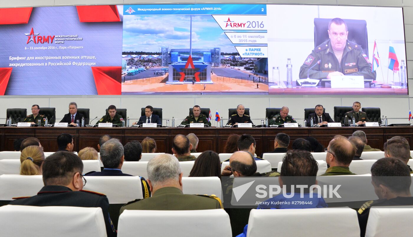Military attachés accredited in Moscow to visit Patriot Park