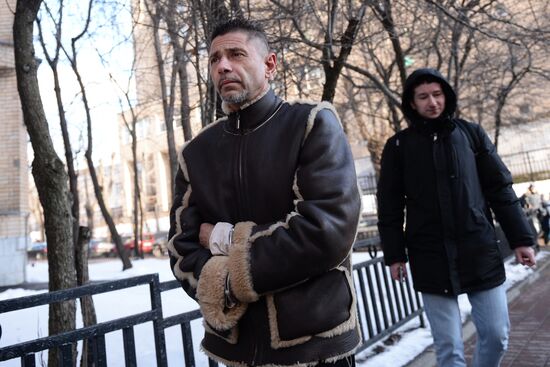 Court hears case of actor Valery Nikolaev charged with massive car crash