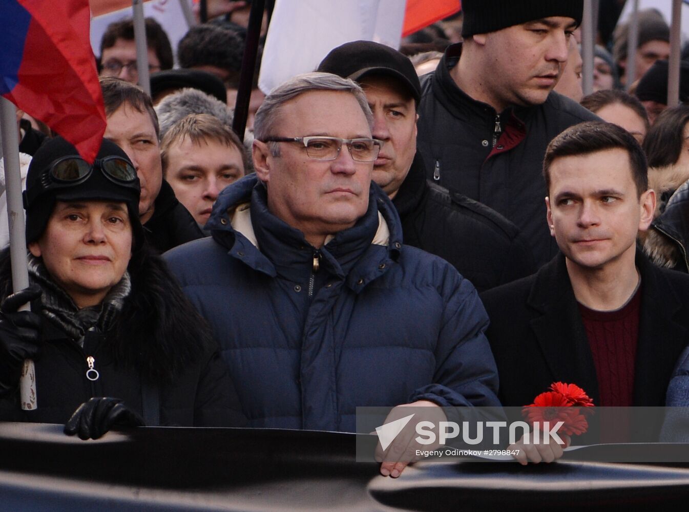 Boris Nemtsov's memory march