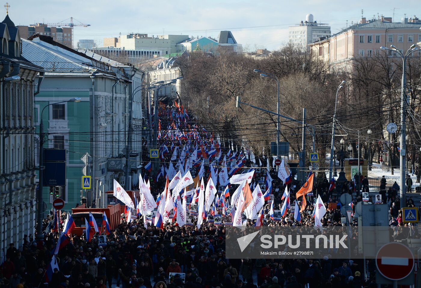 Boris Nemtsov's memory march