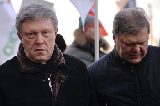 Boris Nemtsov's memory march