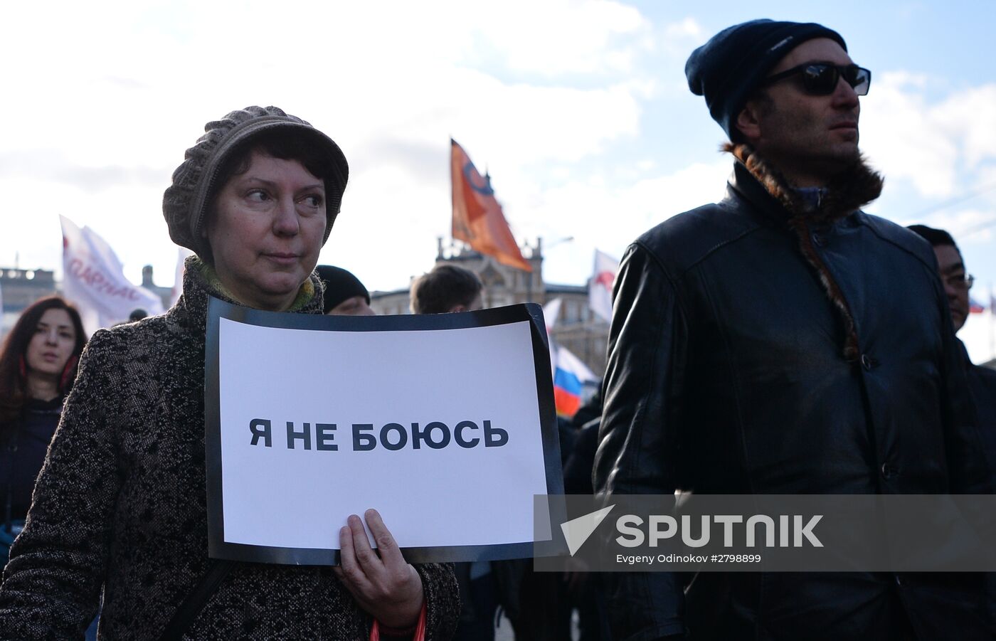 Boris Nemtsov's memory march
