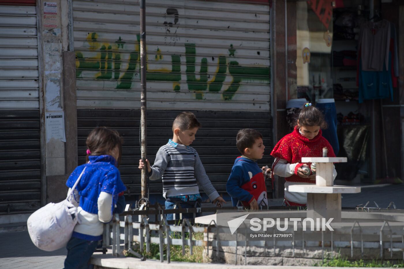 Syria. First day of truce