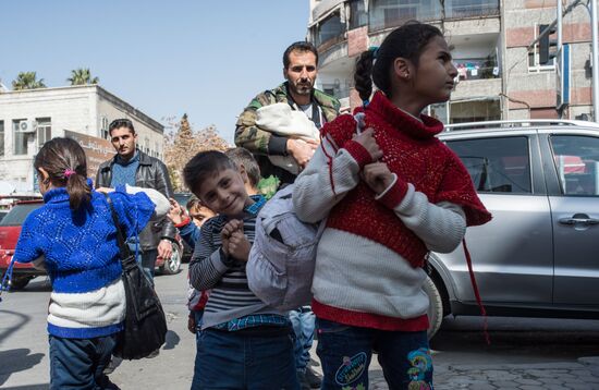 Syria. First day of truce