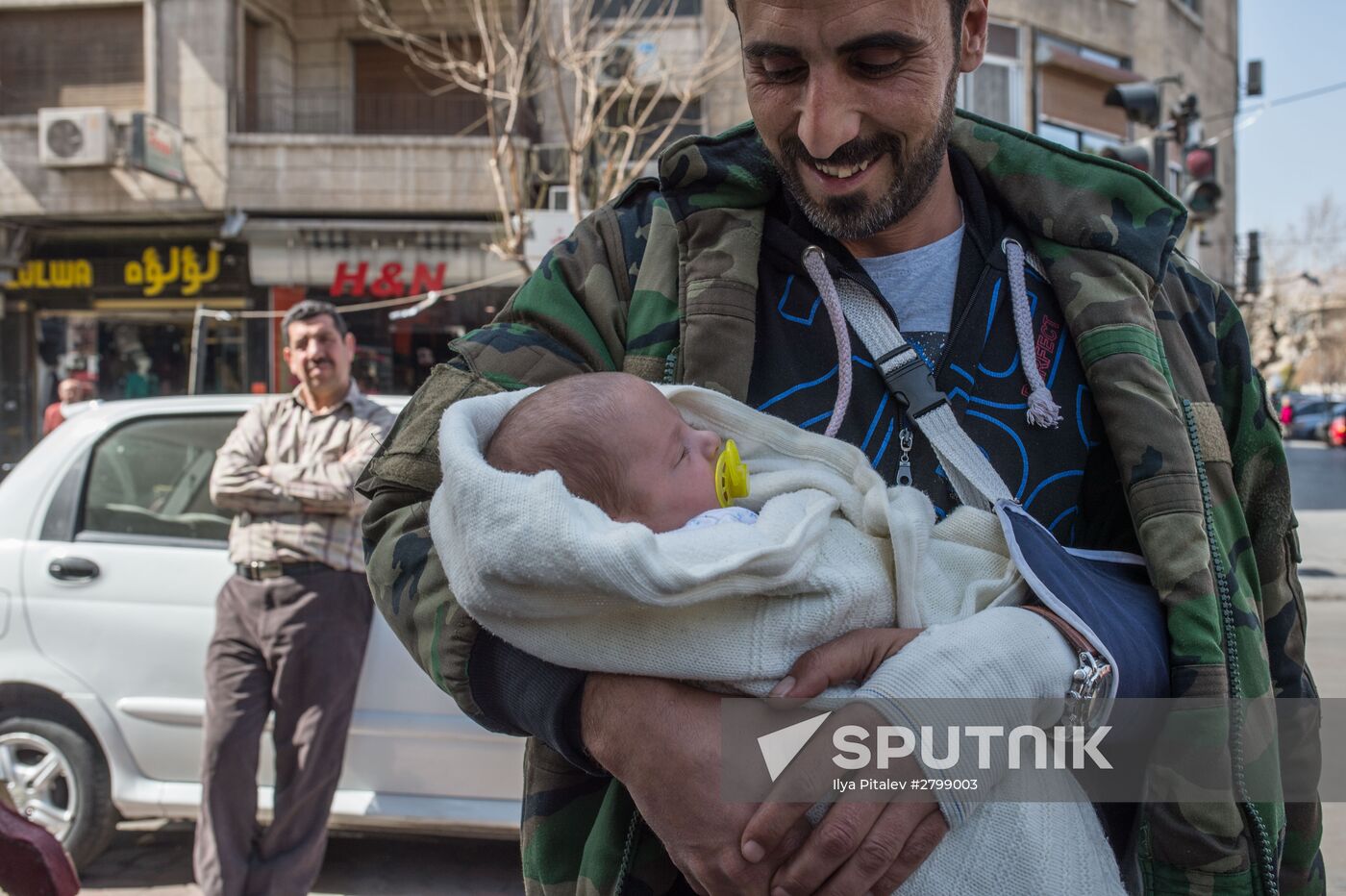Syria. First day of truce