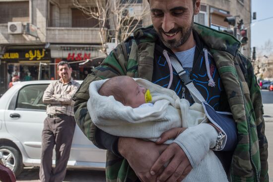 Syria. First day of truce