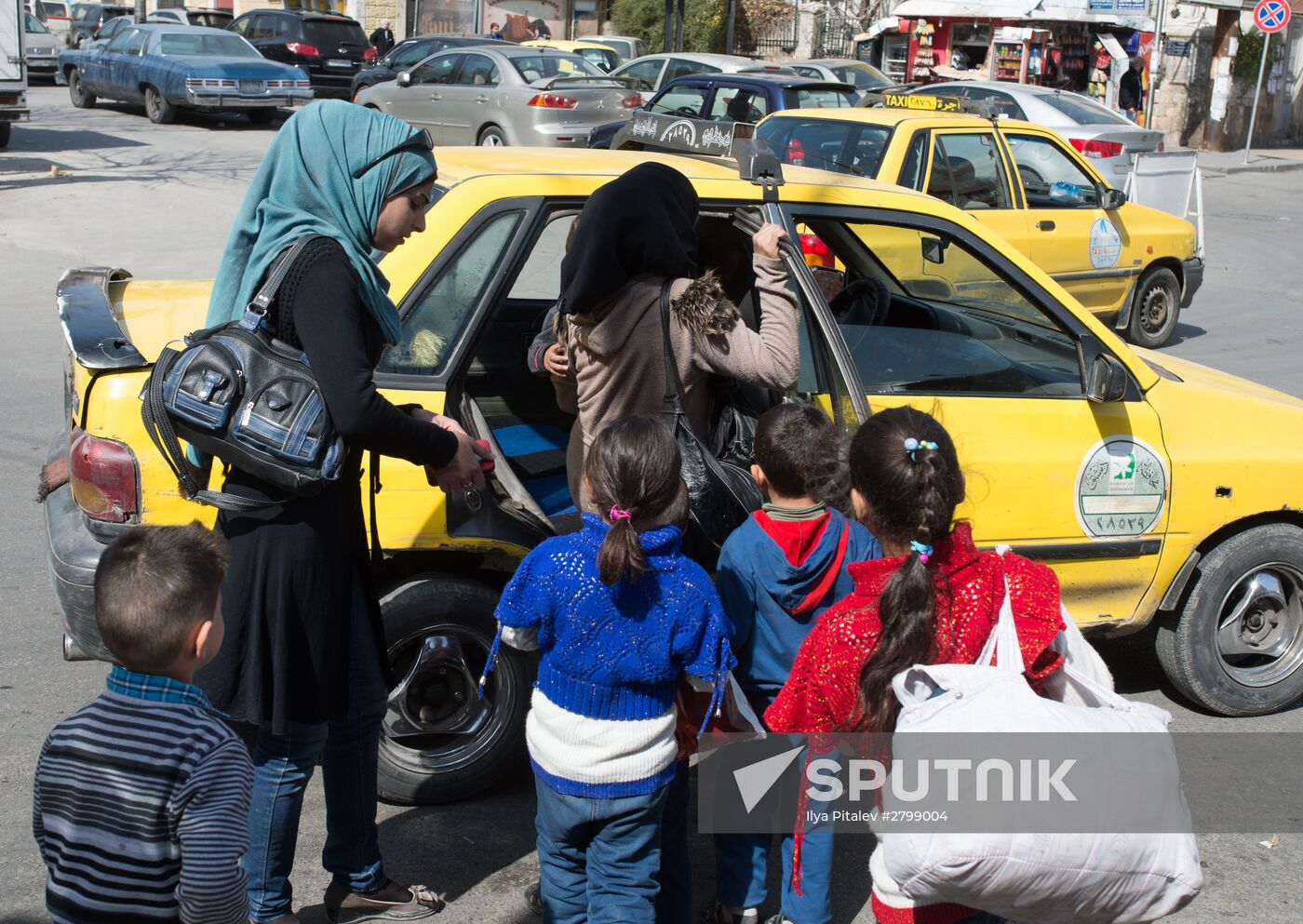 Syria. First day of truce