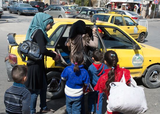 Syria. First day of truce