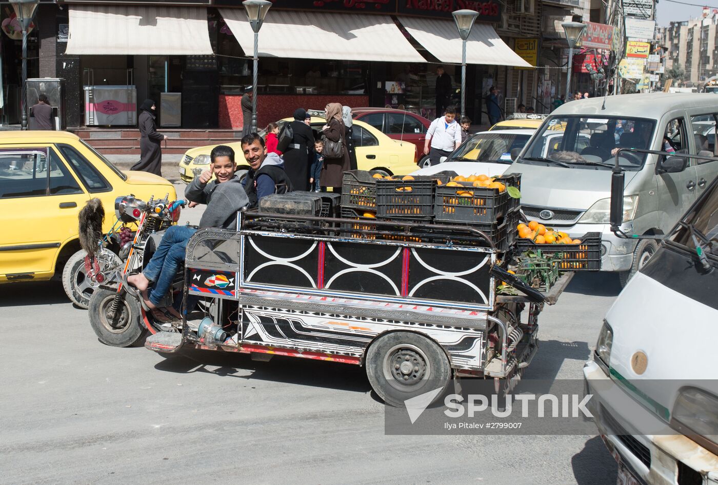 Syria. First day of truce