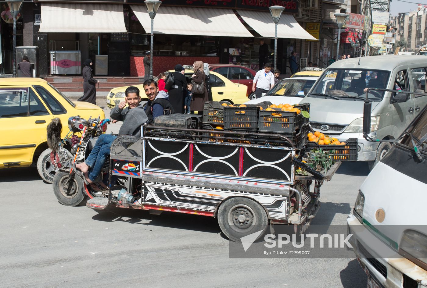 Syria. First day of truce