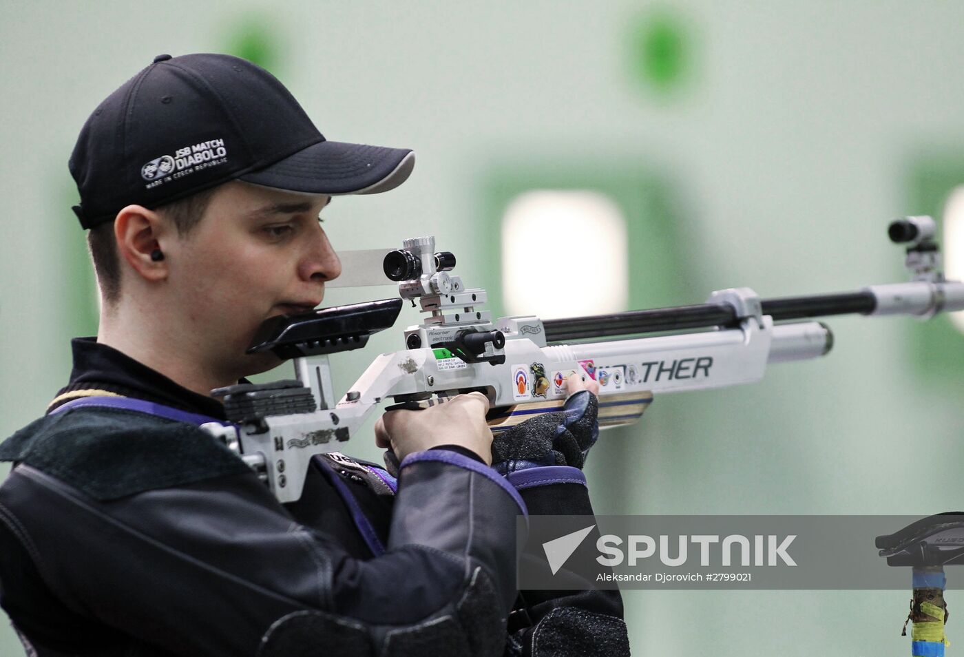 Shooting sports. European air weapon shooting championship