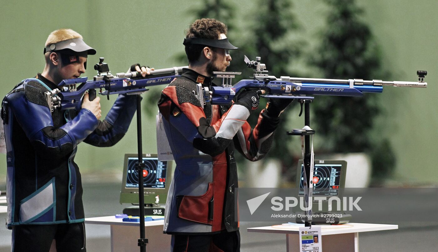 Shooting sports. European air weapon shooting championship