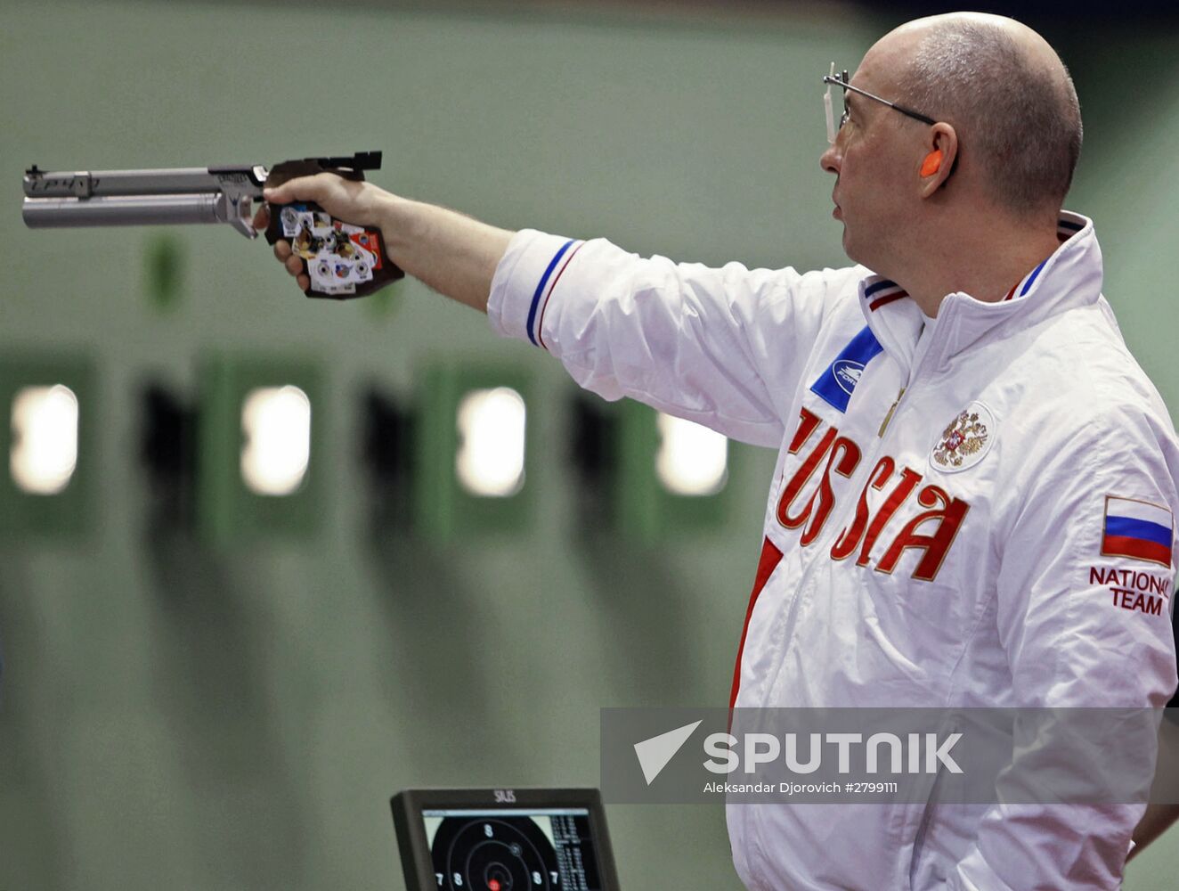 Shooting sports. European air weapon shooting championship