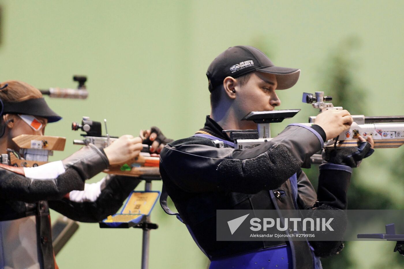 Shooting sports. European air weapon shooting championship