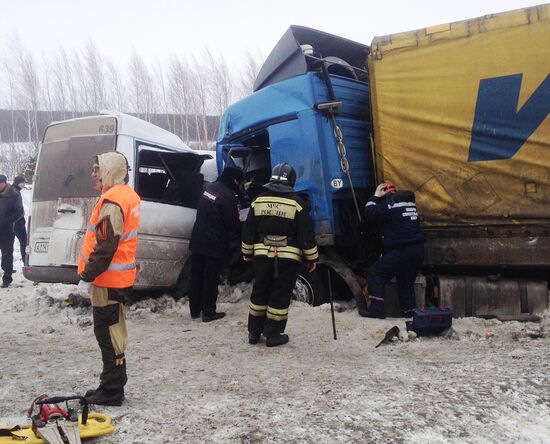 Nine people killed in road accident in Penza Region