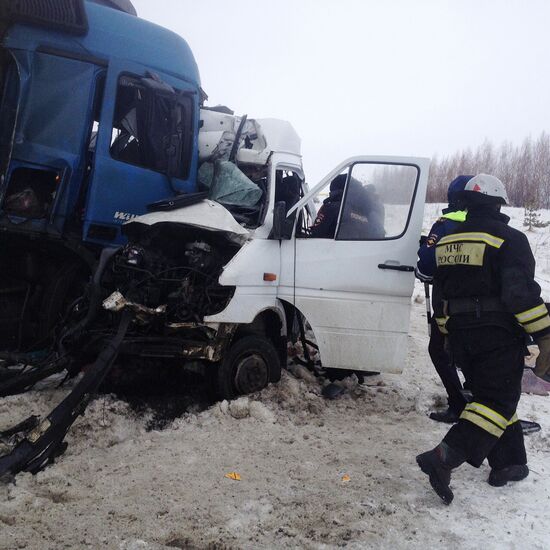 Nine people killed in road accident in Penza Region