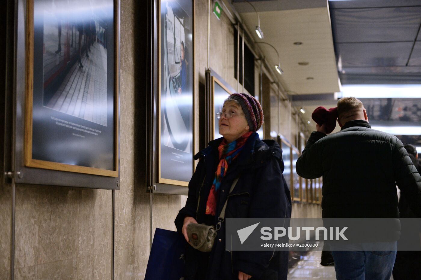 Women at the Helm exhibition at Moscow Metro