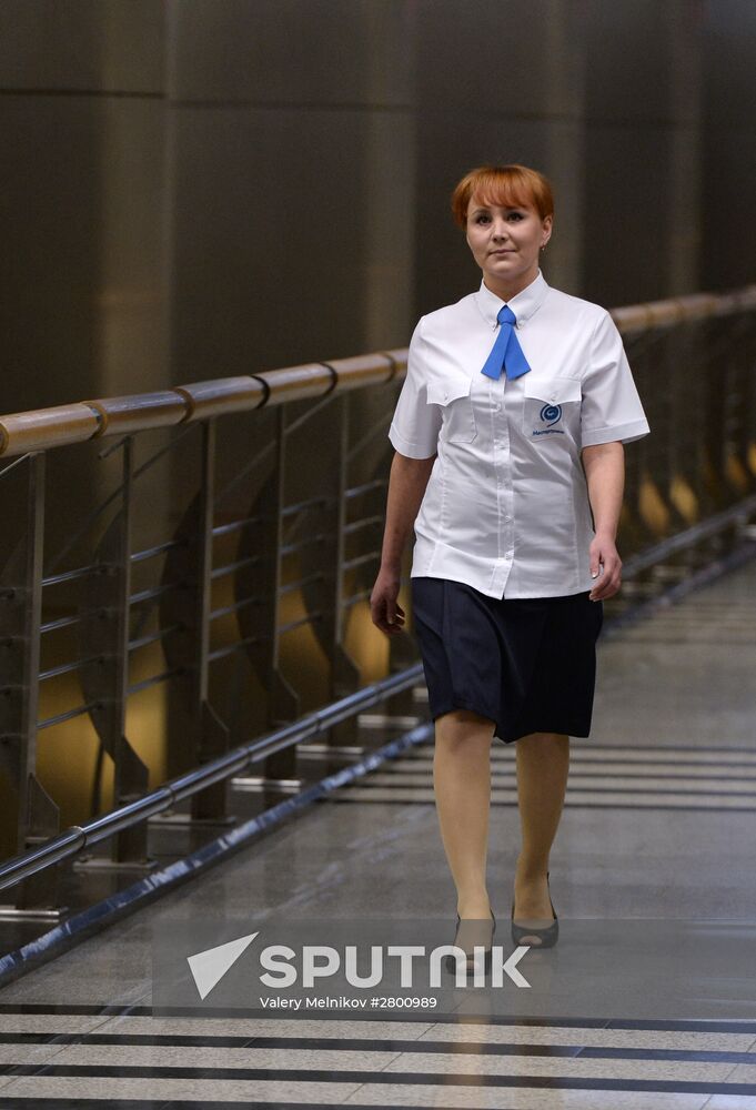Women at the Helm exhibition at Moscow Metro