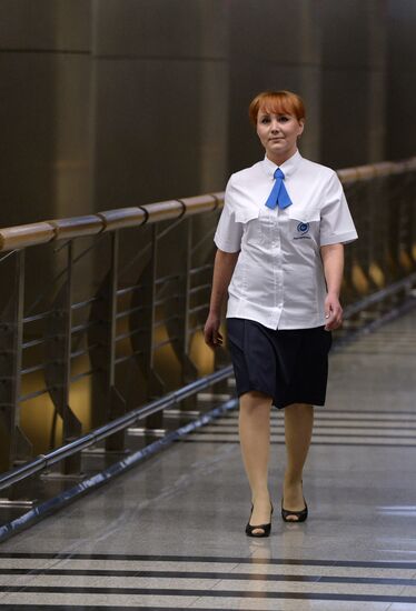 Women at the Helm exhibition at Moscow Metro