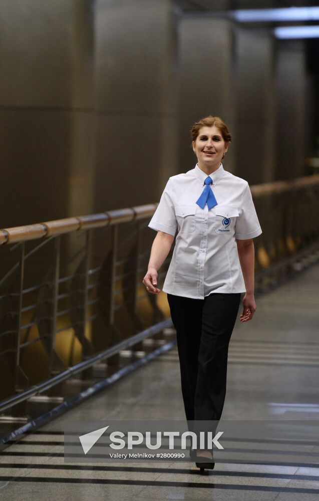 Women at the Helm exhibition at Moscow Metro