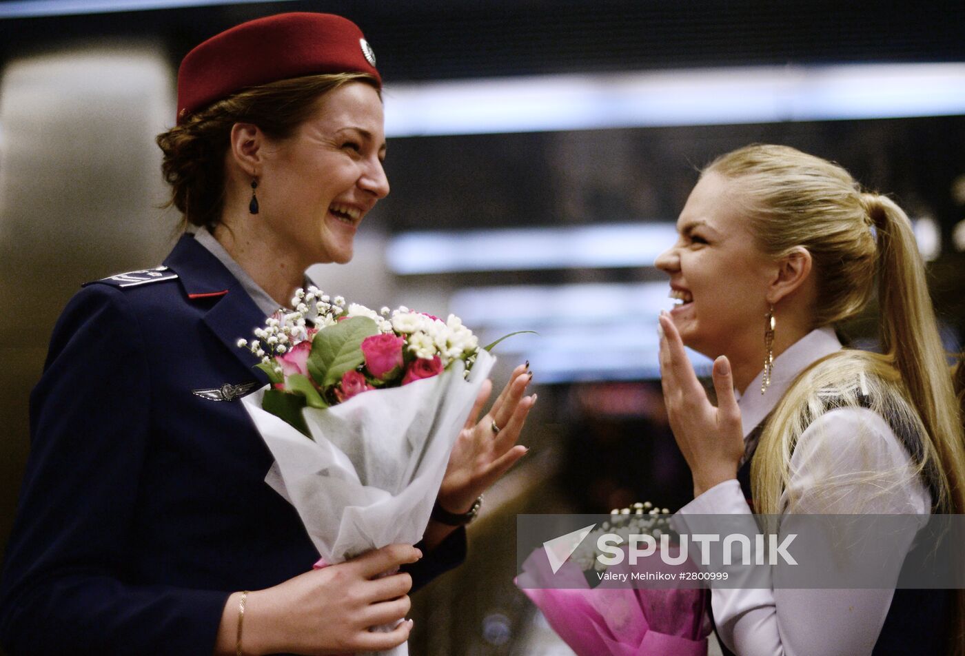 Women at the Helm exhibition at Moscow Metro