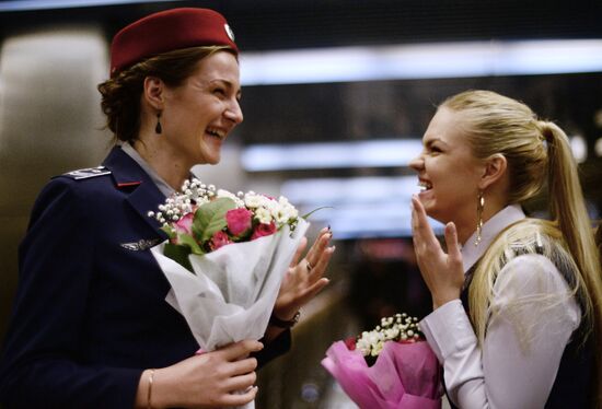 Women at the Helm exhibition at Moscow Metro