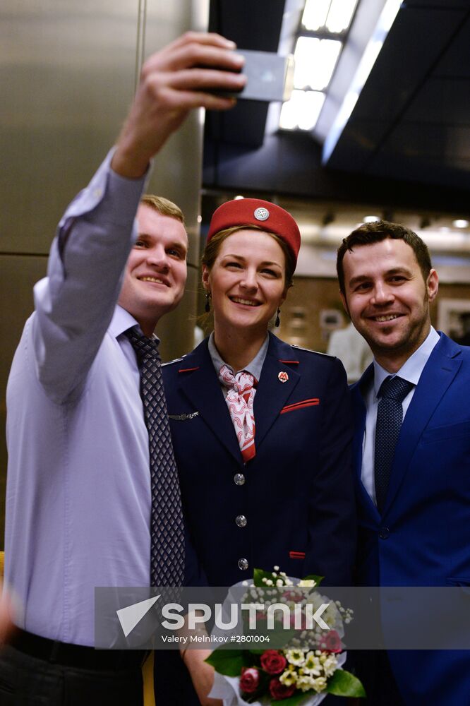 Women at the Helm exhibition at Moscow Metro