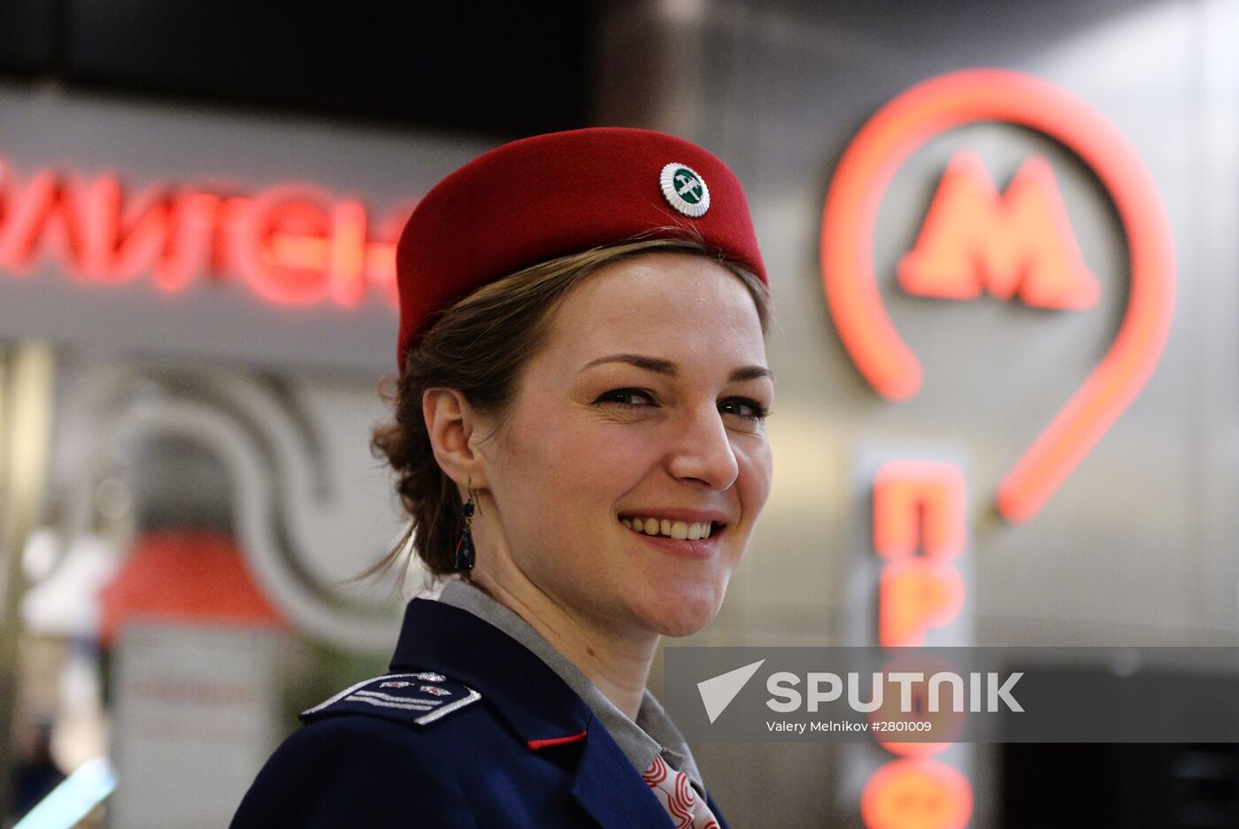 Women at the Helm exhibition at Moscow Metro