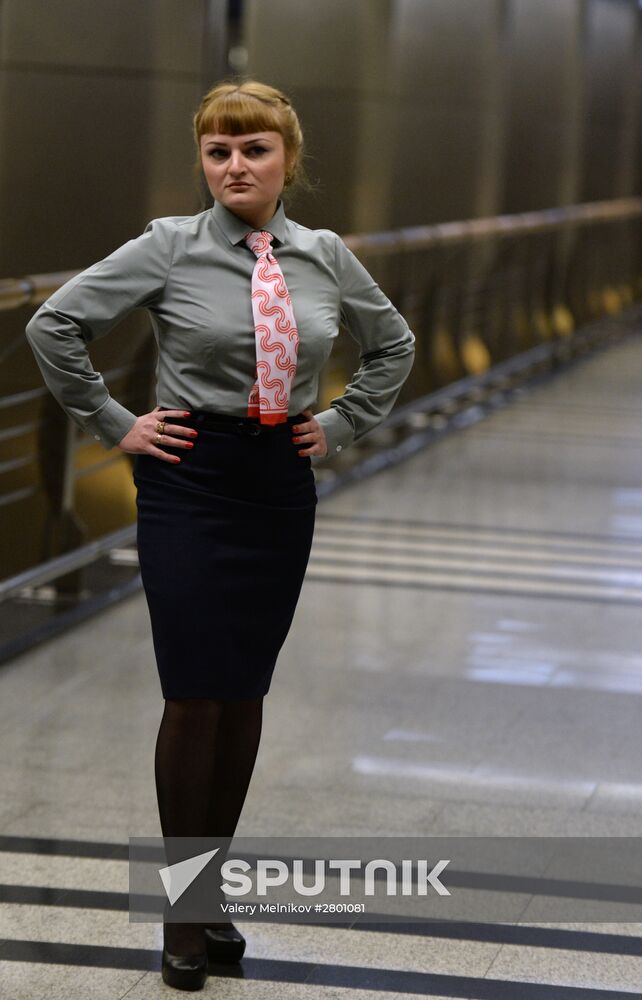 Women at the Helm exhibition at Moscow Metro