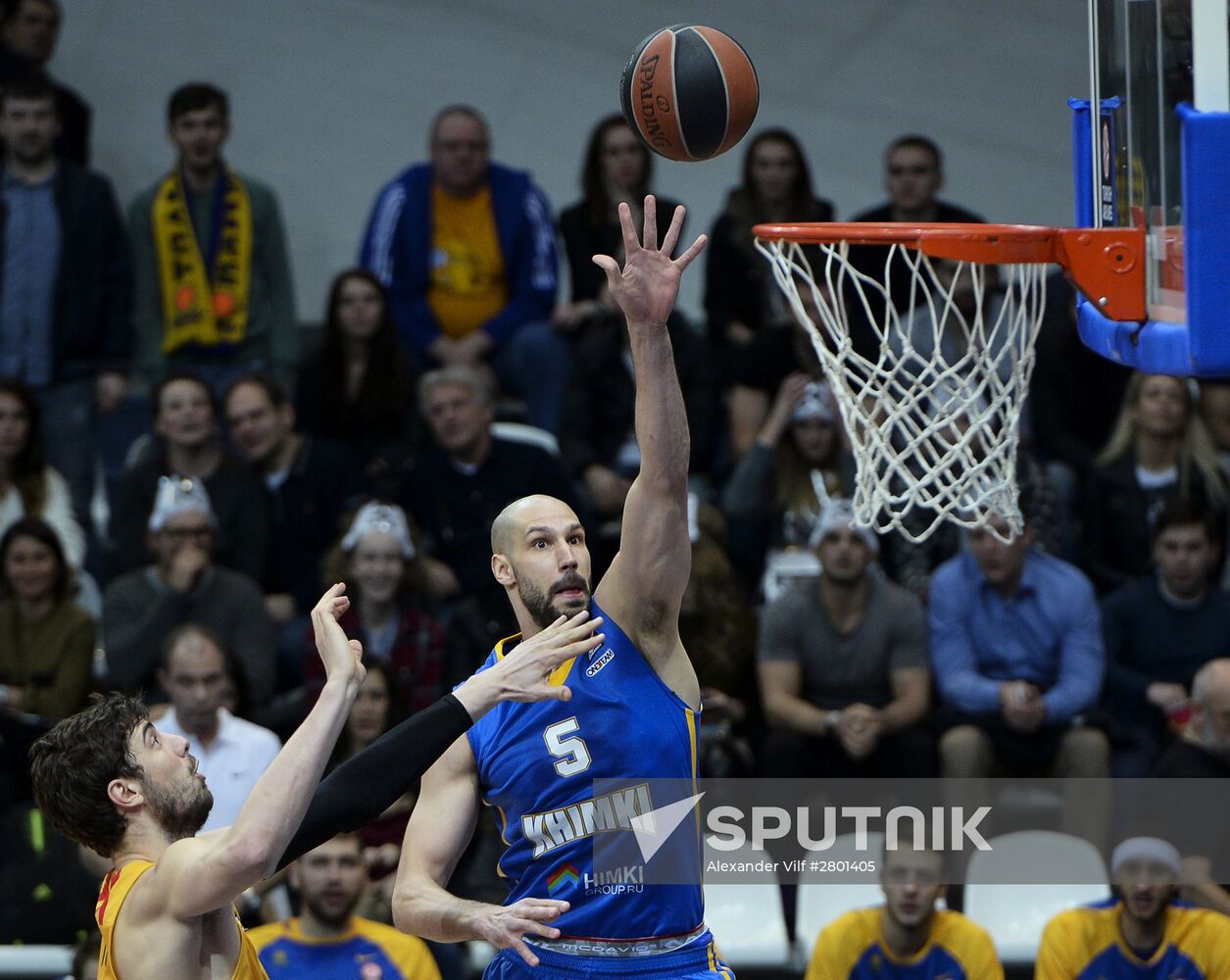 Euroleague Basketball. Khimki vs. Barcelona