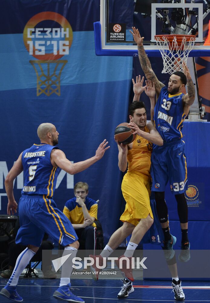 Euroleague Basketball. Khimki vs. Barcelona