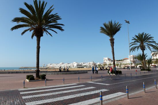 Agadir's Marina district