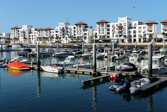 Agadir's Marina district