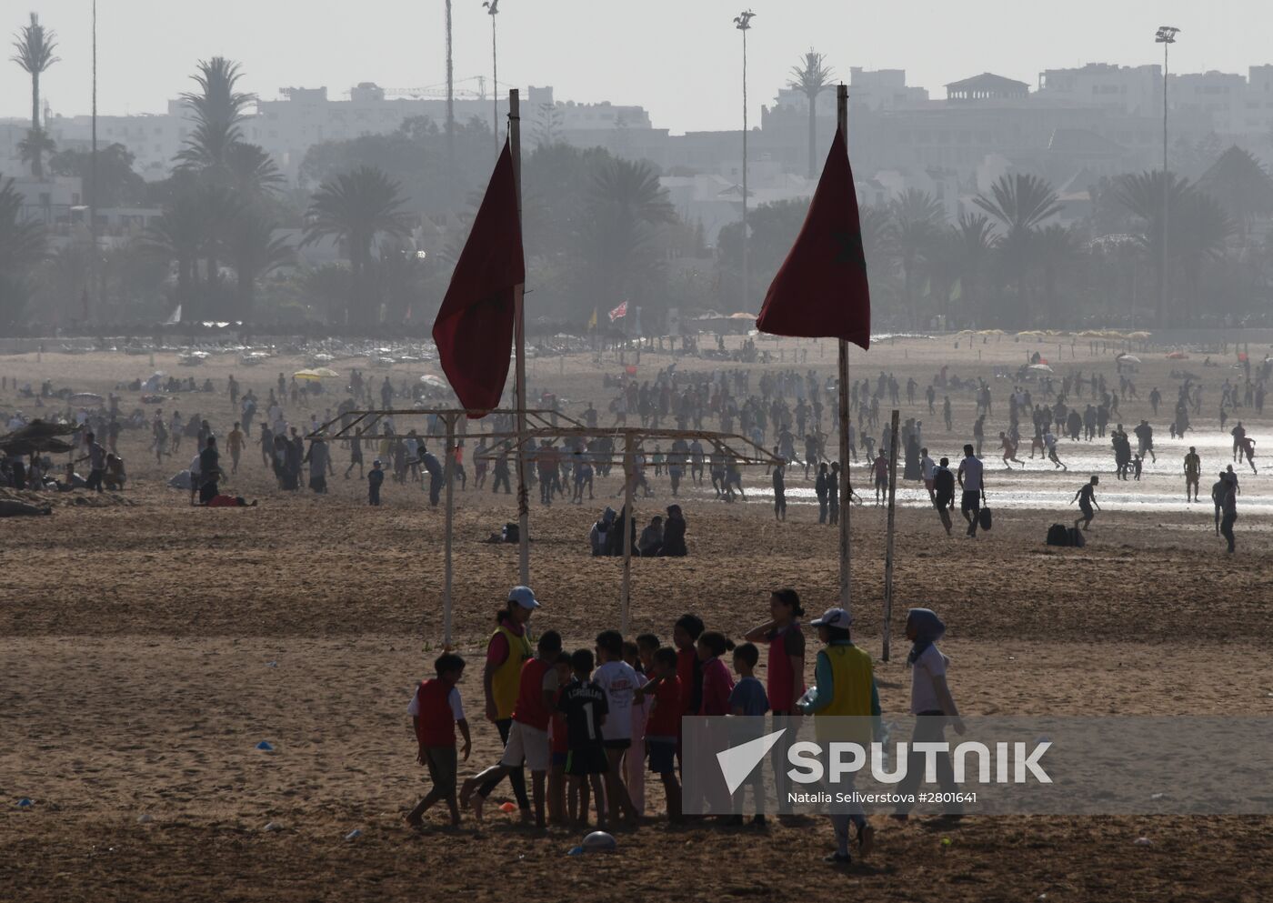 A beach in Agadir