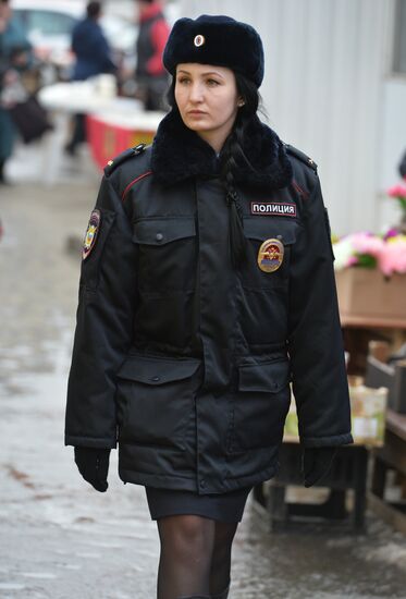 Police Lieutenant Anastasia Karpova from Chelyabinsk