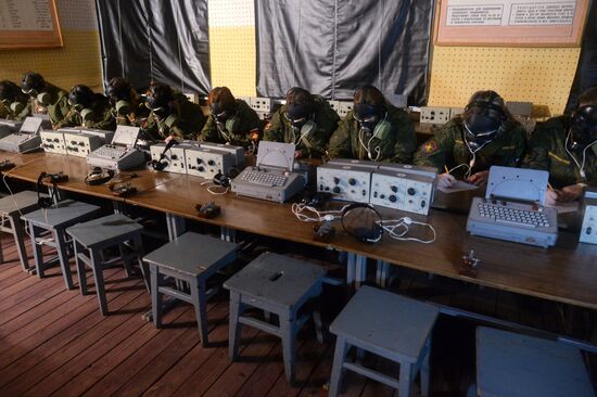 "Makeup under Camouflage" contest for female troops in Pereslavl-Zalessky