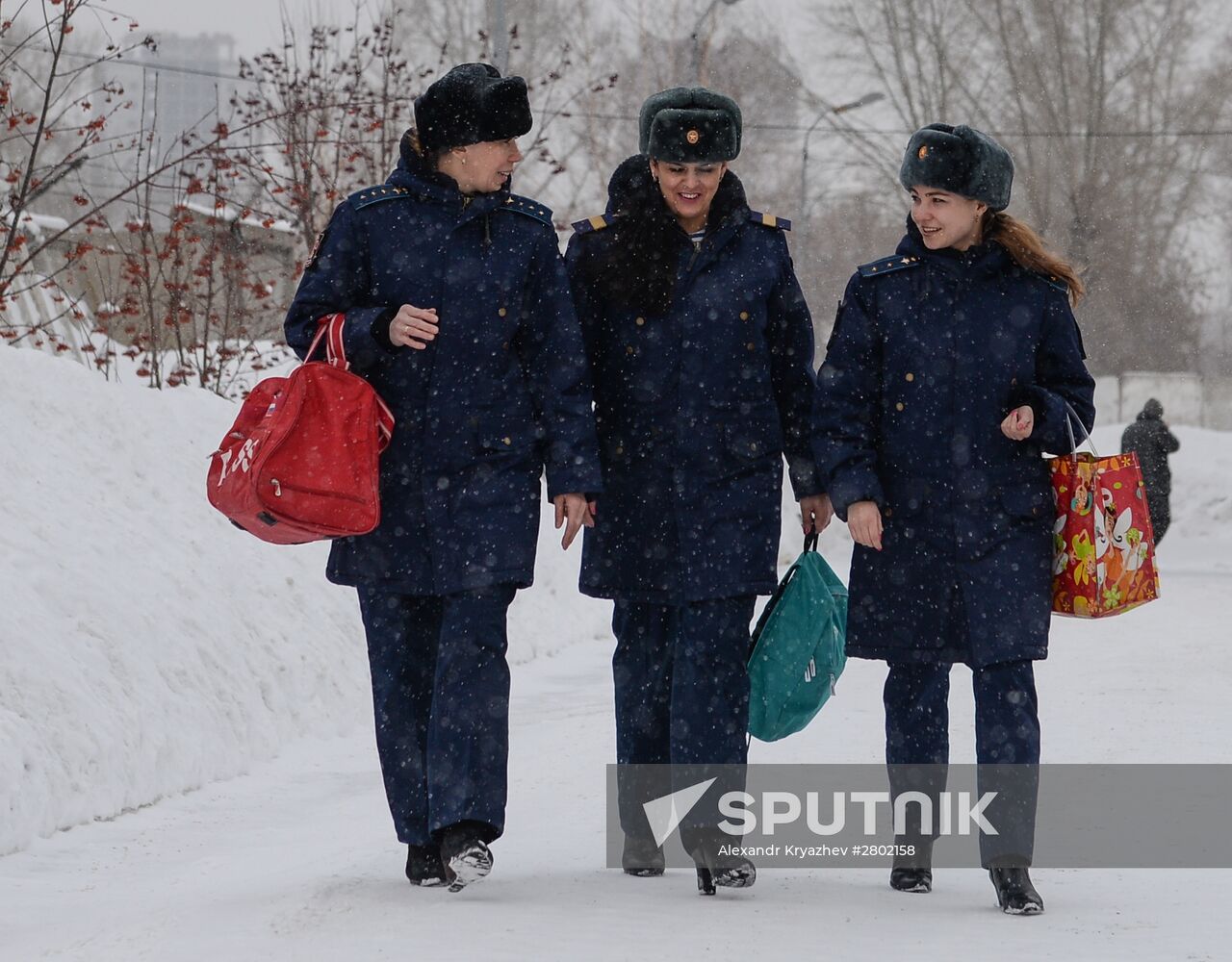 Central Military District Spetsnaz brigade servicewomen