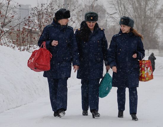 Central Military District Spetsnaz brigade servicewomen