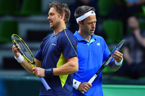 Tennis. Davis Cup. Russia vs. Sweden. Day Two