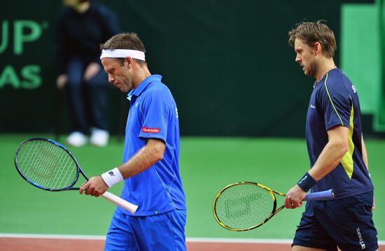 Tennis. Davis Cup. Russia vs. Sweden. Day Two