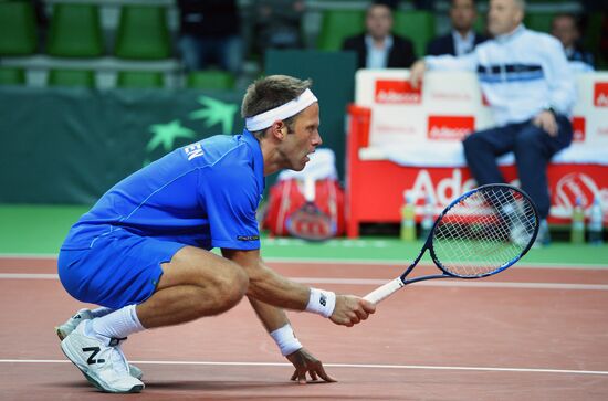 Tennis. Davis Cup. Russia vs. Sweden. Day Two