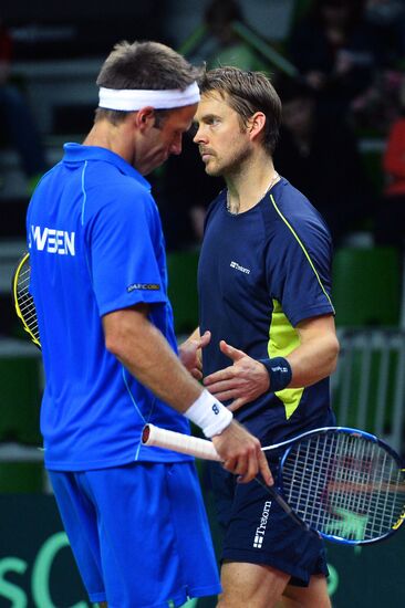 Tennis. Davis Cup. Russia vs. Sweden. Day Two