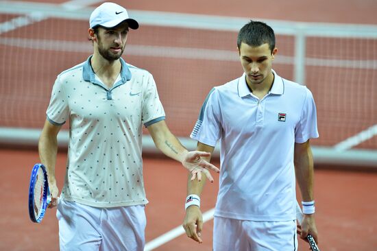 Tennis. Davis Cup. Russia vs. Sweden. Day Two