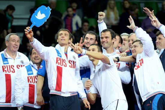 Tennis. Davis Cup. Russia vs. Sweden. Day Two