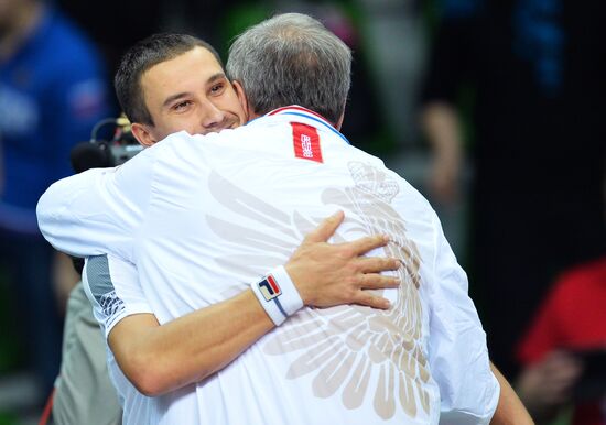 Tennis. Davis Cup. Russia vs. Sweden. Day Two