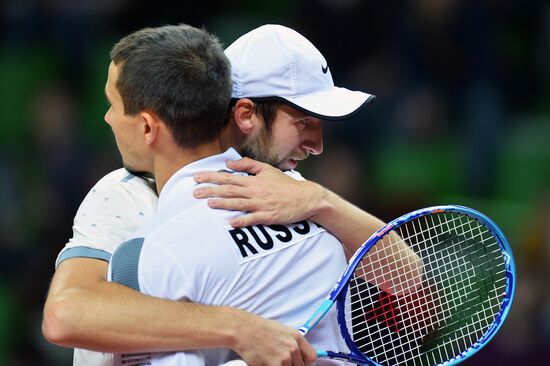 Tennis. Davis Cup. Russia vs. Sweden. Day Two