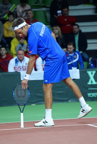 Tennis. Davis Cup. Russia vs. Sweden. Day Two