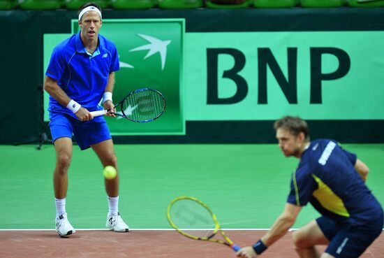 Tennis. Davis Cup. Russia vs. Sweden. Day Two