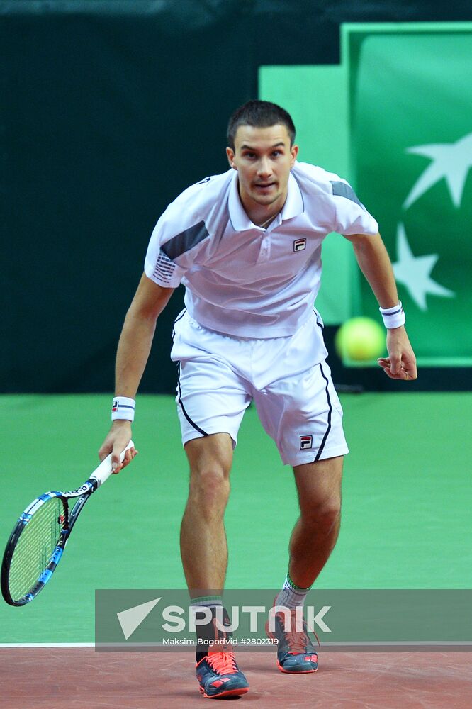 Tennis. Davis Cup. Russia vs. Sweden. Day Two