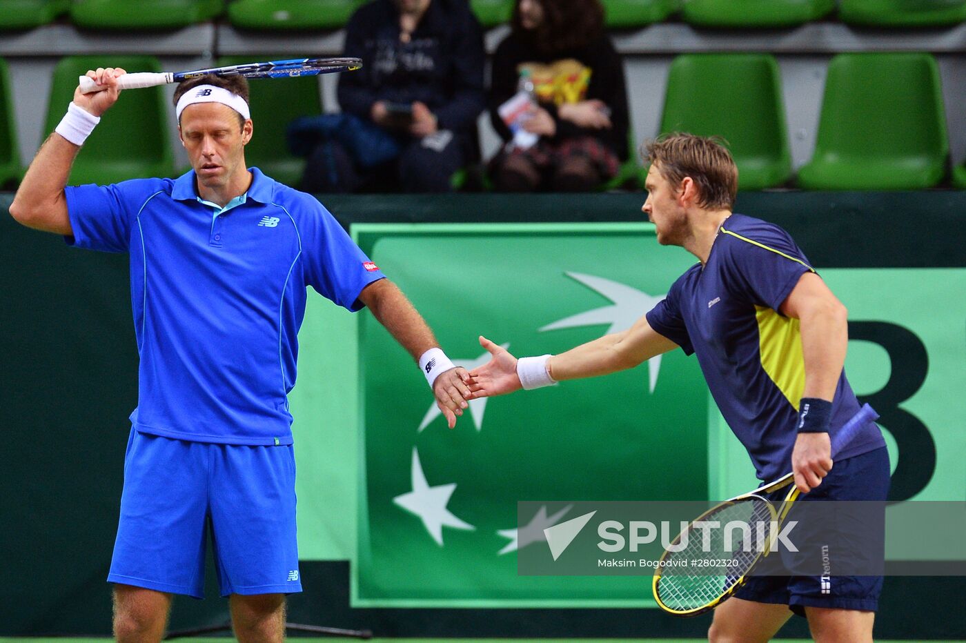 Tennis. Davis Cup. Russia vs. Sweden. Day Two